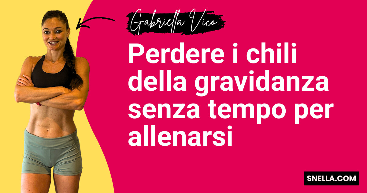 Perdere i chili della gravidanza senza tempo per allenarsi