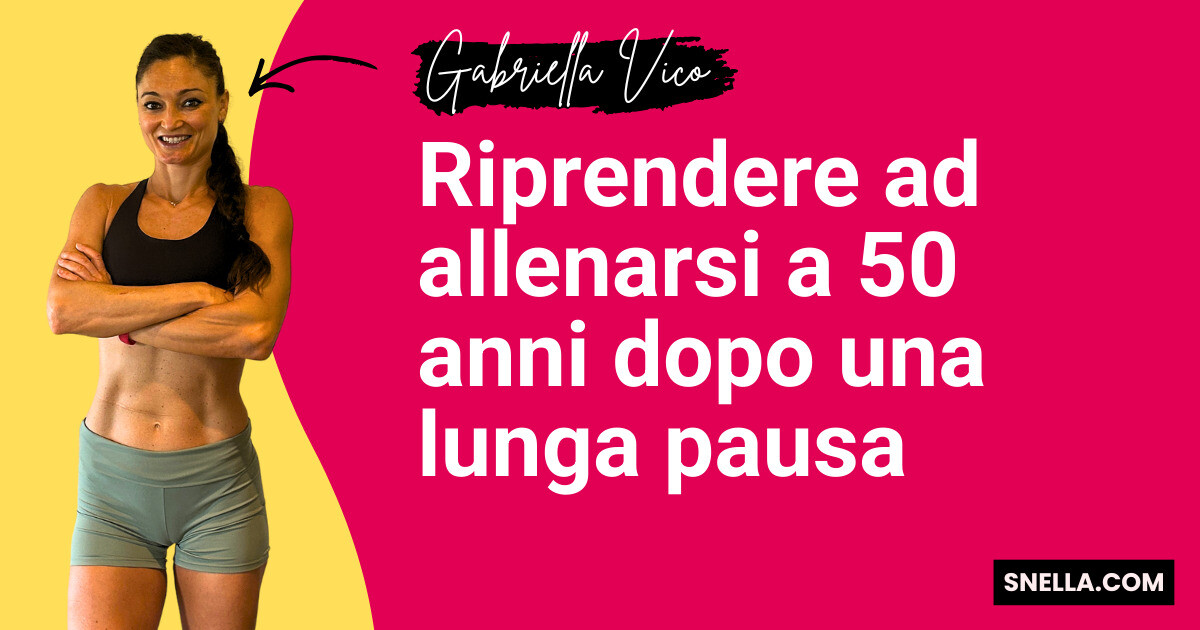 Riprendere ad allenarsi a 50 anni dopo una lunga pausa