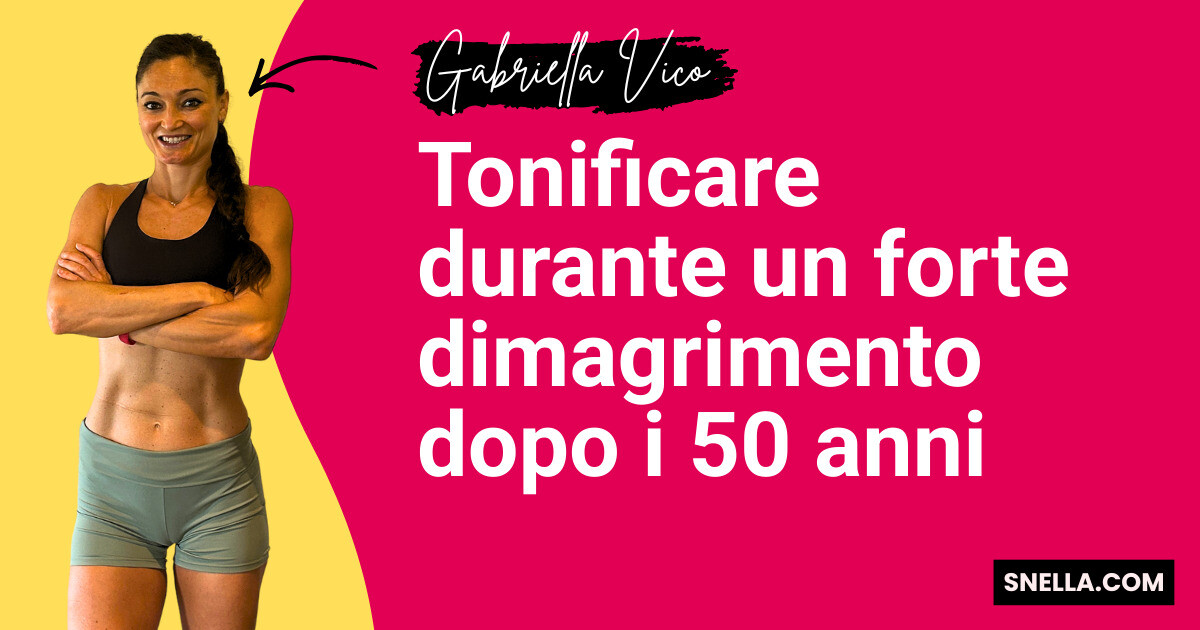 Tonificare durante un forte dimagrimento dopo i 50 anni