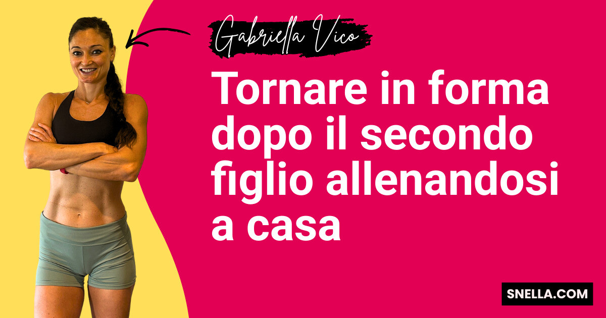 Tornare in forma dopo il secondo figlio allenandosi a casa