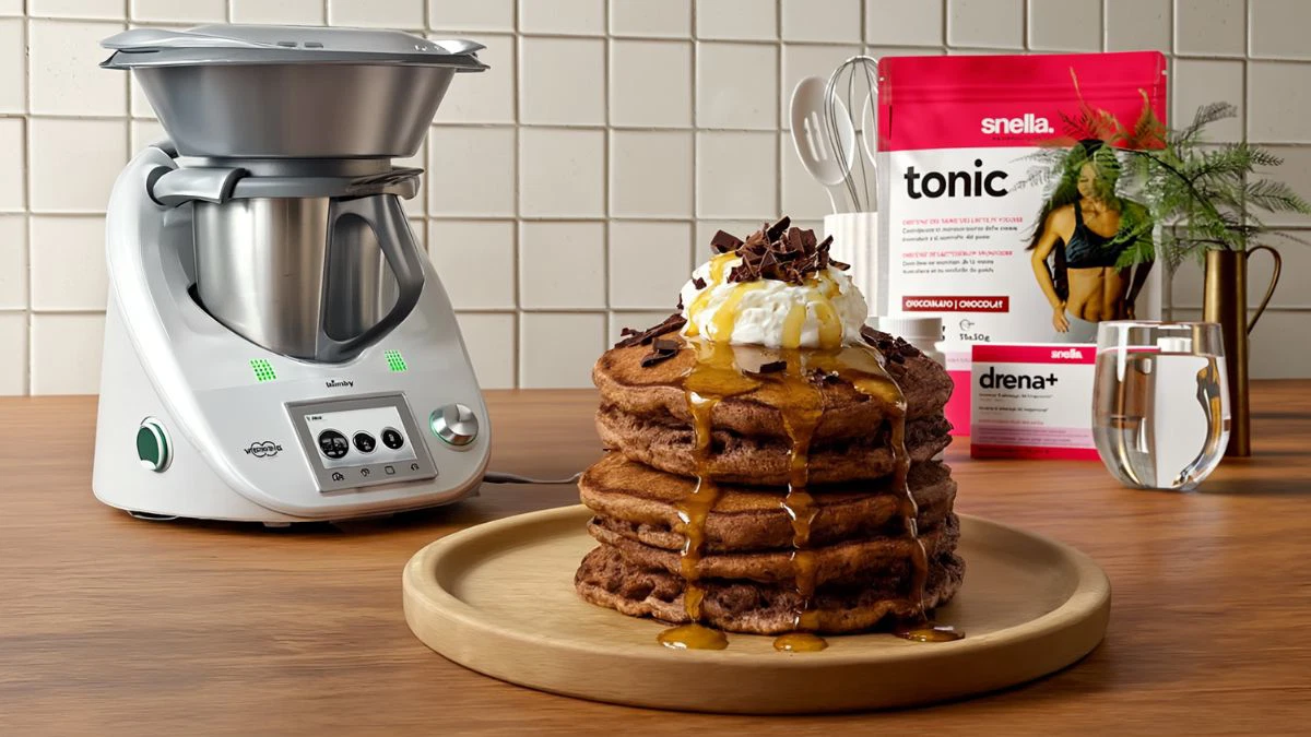 Pancake proteico al cioccolato con il Bimby