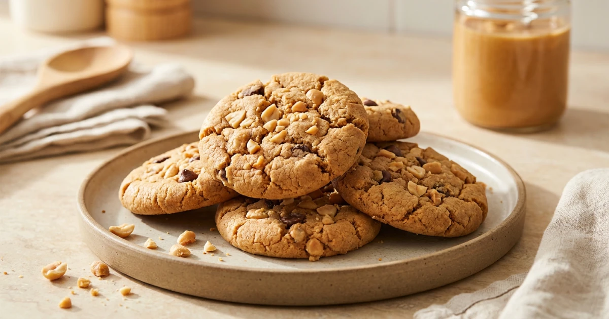 Biscotti proteici con burro di arachidi: snack light e goloso